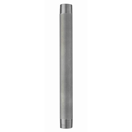 Ironwerks Designs 1/2" x 12" Decorative Sandblast Iron Pipe Nipple, 10PK SND-1/2x12-10